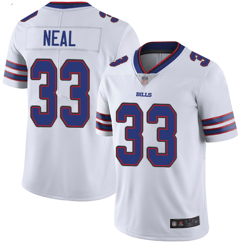Men Buffalo Bills 33 Siran Neal White Vapor Untouchable Limited Player NFL Jersey